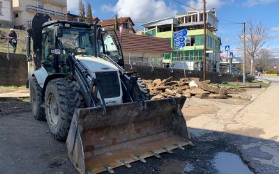 Партерно уредување на просторот кај Жито-маркетот на стариот пазар