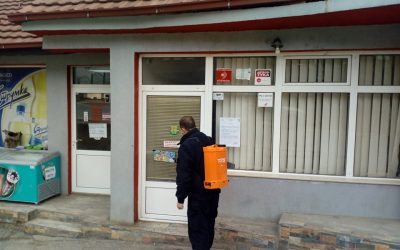 Повторна дезинфекција на урбаната опрема и јавните објекти