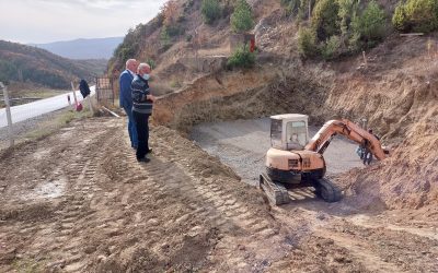 Се гради новиот водoвод во с. Ѕвегор