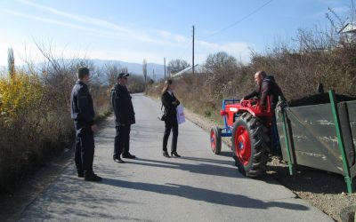 Во Делчево се реализираше кампањата „Безбедно управување со трактор“