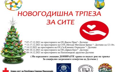 ГОЛЕМА НОВОГОДИШНА ХУМАНИТАРНА АКЦИЈА НА СОВЕТОТ НА МЛАДИ ПРИ ОПШТИНА ДЕЛЧЕВО