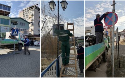 Се санираат оштетените сообраќајни знаци