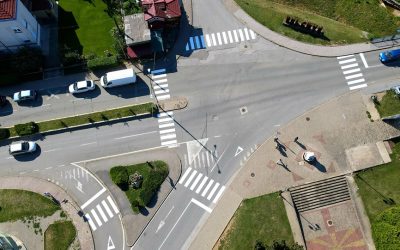 Се обележува хоризонталната сигнализација на сообраќајниците во градот Делчево