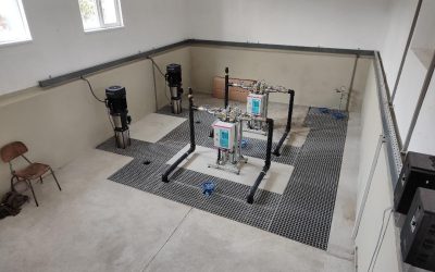 Се врши тестирање на опремата во пречистетлната станица за вода