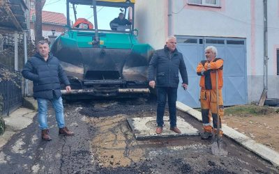 Нов асфалт на ул „Острец“