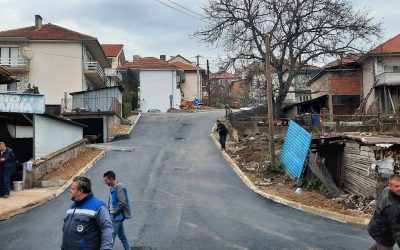 Нов асфалт и на крак од ул. „Македонија“