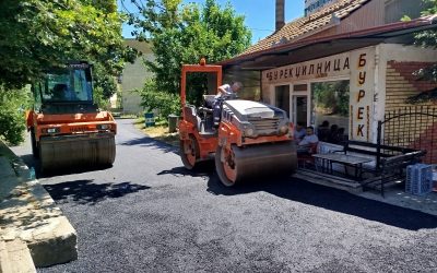 Со асфалтирање на улица Лика Чопова, заврши реконструкцијата на 9 улици во населбата Ново Делчево