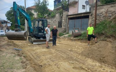 Започна реконструкција на улицата Благој Стоименов