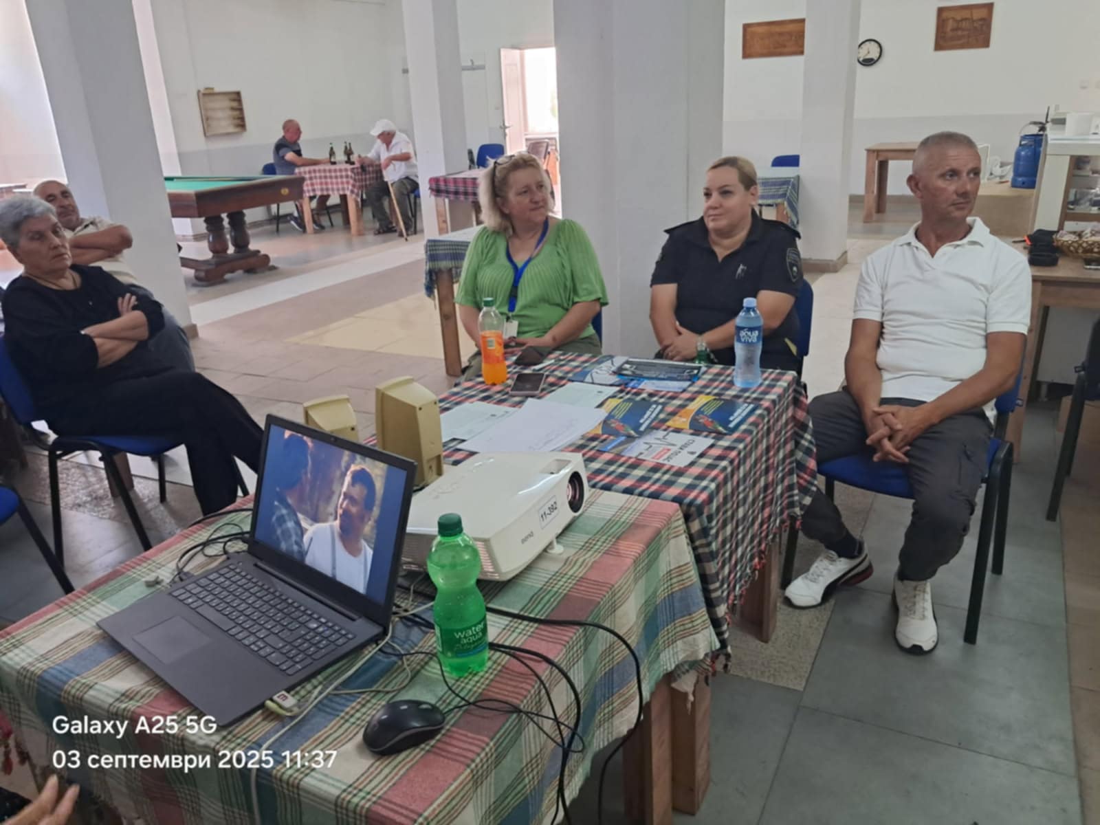 Сообраќајно едукативно предавање во Здружението на пензионери во Делчево