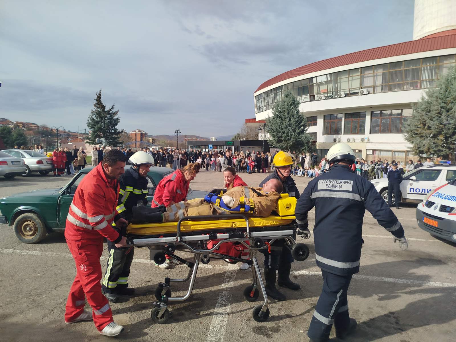 Показна вежба по повод Светскиот ден на сеќавање на жртвите од сообраќајни незгоди во Делчево