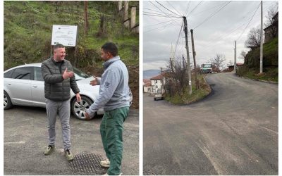 Завршено асфалтирањето на критичните делници на ул. „Ванчо Прќе“ и ул. „Брегалничка“ во Старо Делчево