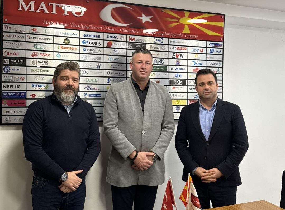 Градоначалникот Гоцевски на средба со претставници од Македонско-турската стопанска комора