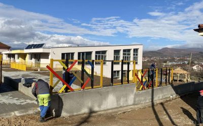 Во завршна фаза е дворното уредување на новата детска градинка