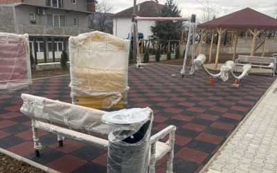 Заврши изградбата на новото детско игралиште во градинката во Расадник