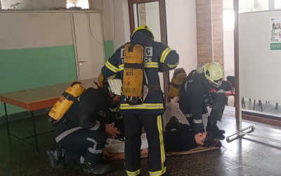 Тактичко – показна вежба во СОУ „М.М. Брицо“ Делчево