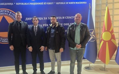 Градоначалникот Гоцевски на работна средба со заменик-директорот на ДЗС, Салиу