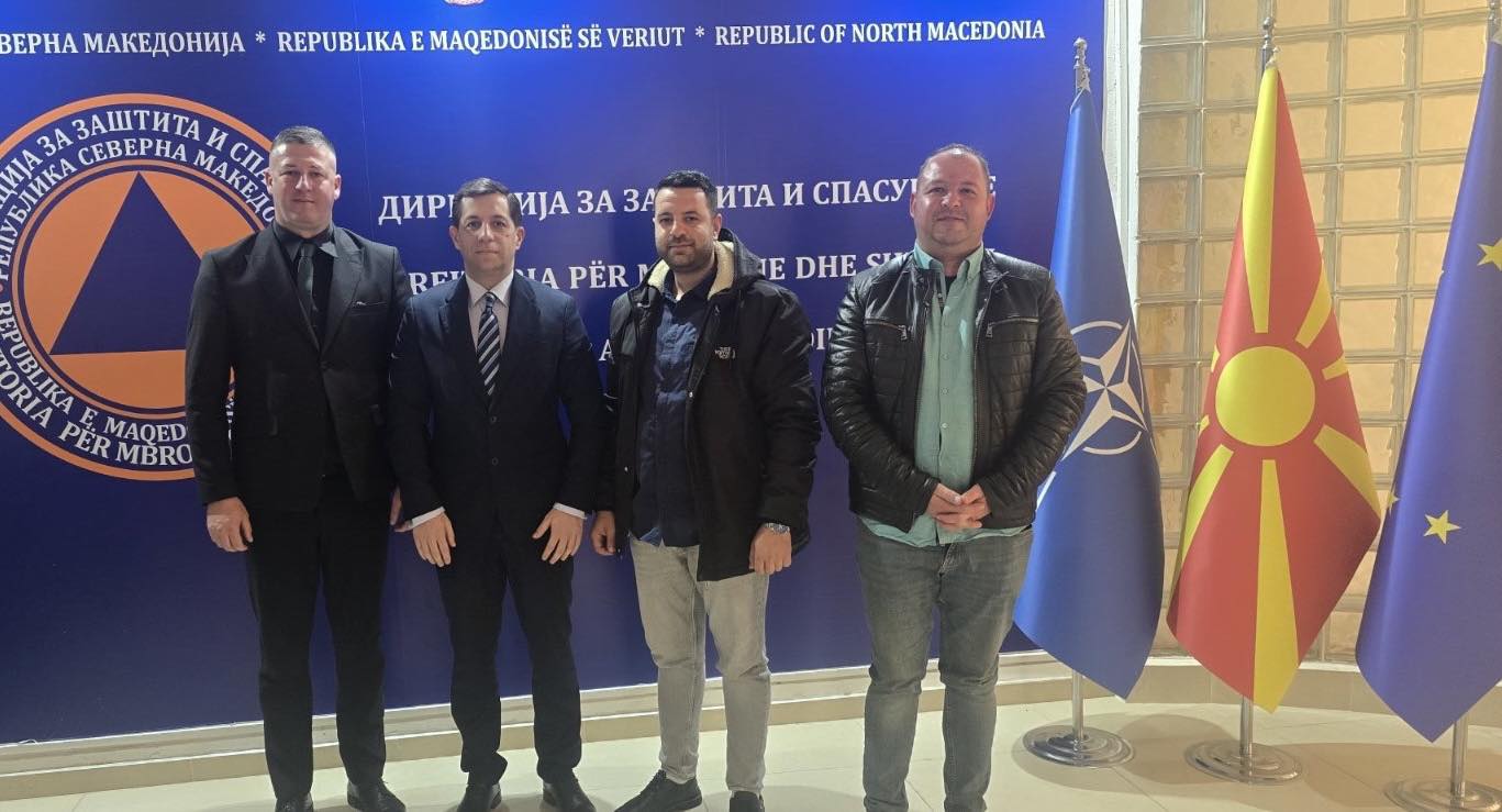 Градоначалникот Гоцевски на работна средба со заменик-директорот на ДЗС, Салиу