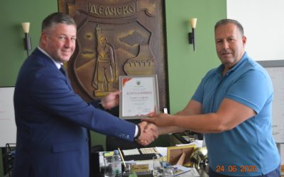 Средба на Гоцевски со генералниот секретар на Црвен крст, Саити