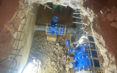 Отстранет дефектот на главната водоводна линија