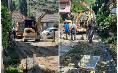 Се гради нова улица во с. Ѕвегор