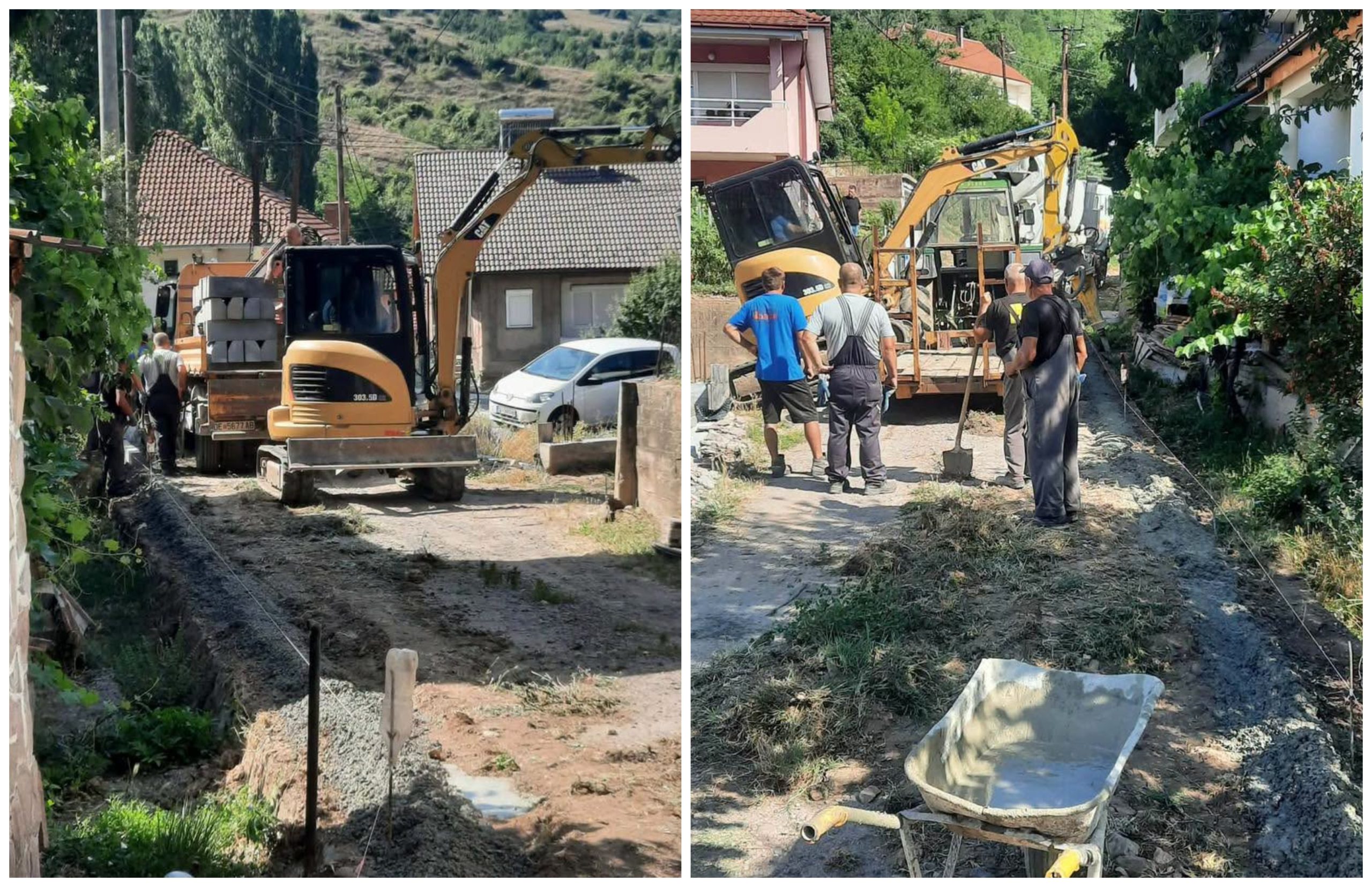 Се гради нова улица во с. Ѕвегор