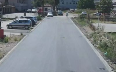 Асфалт на нова улица во централното градско подрачје